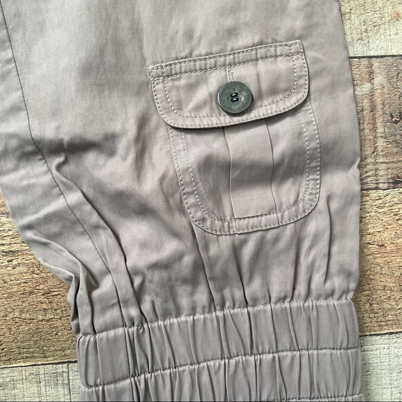 St. John Cargo Pants with Ankle Cuff Khaki Brown Size 4 - Picture 6 of 11